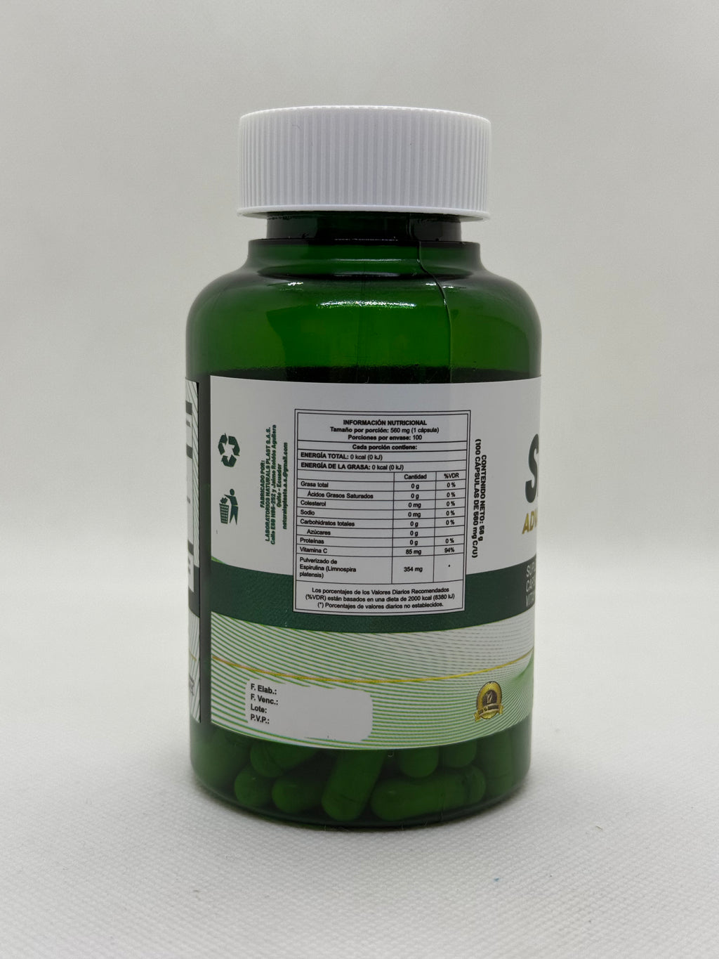 Spirulin Advance 100 Cap. NATURALMED