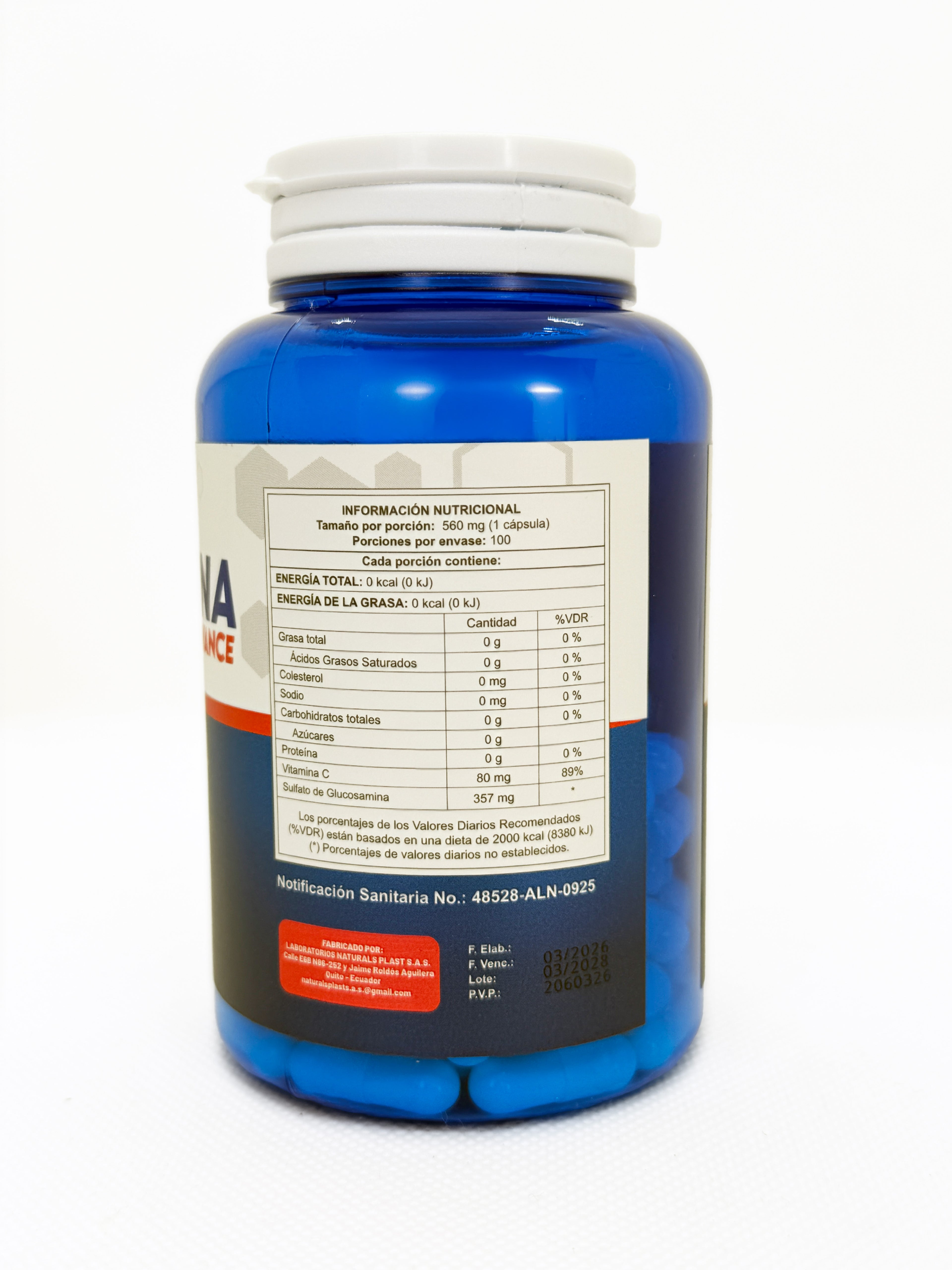 Glucosamina Advance 100 Cap NATURALMED